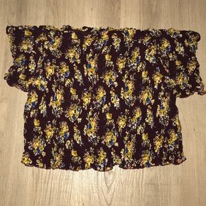 Smocked Off the Shoulder Tube Top